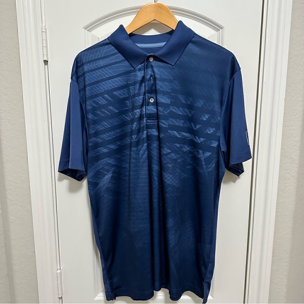 PGA Tour Pro Series Navy Blue Polo Size XL